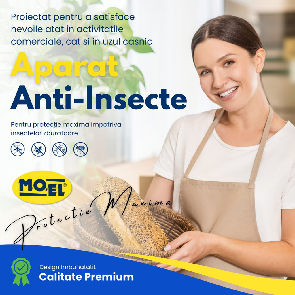 Aparat anti-insecte premium MO-EL INSECTIVORO 361B Proffesional - incalzire-perfecta.ro