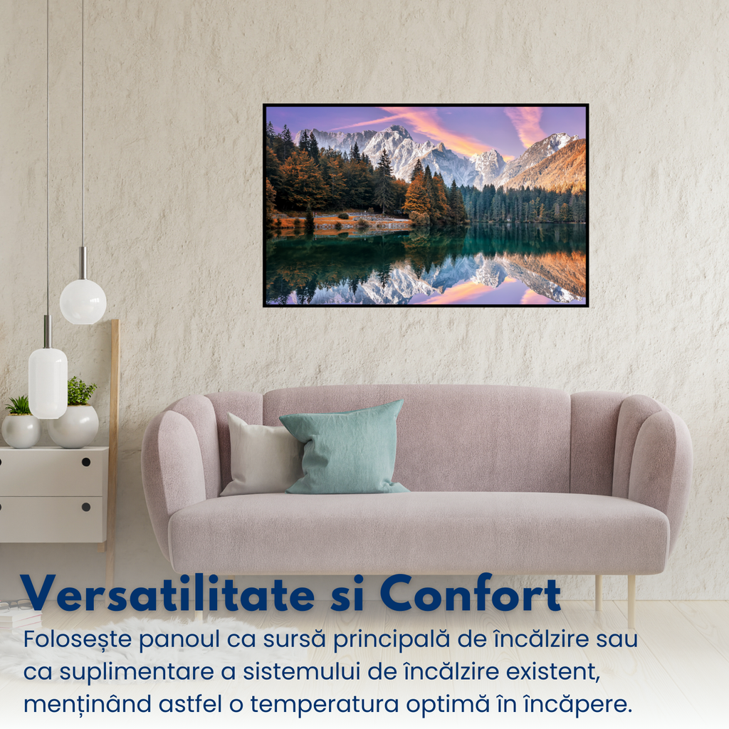 Panou radiant premium NovoSun ART - Mountain - incalzire-perfecta.ro