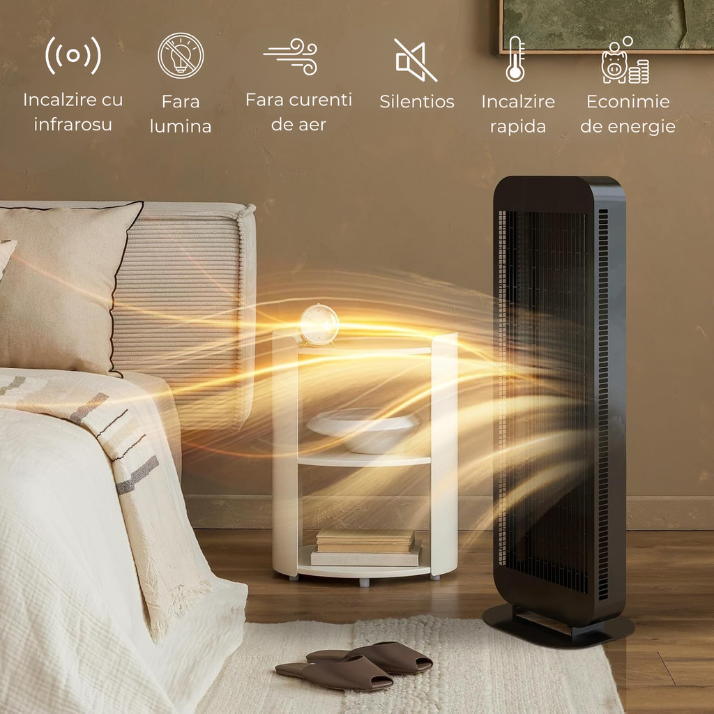 Încălzitor de podea cu infraroșu INFRALITE cu tehnologie Graphene Carbon