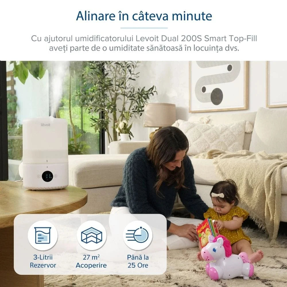 Umidificator de Aer LEVOIT Dual 200S
