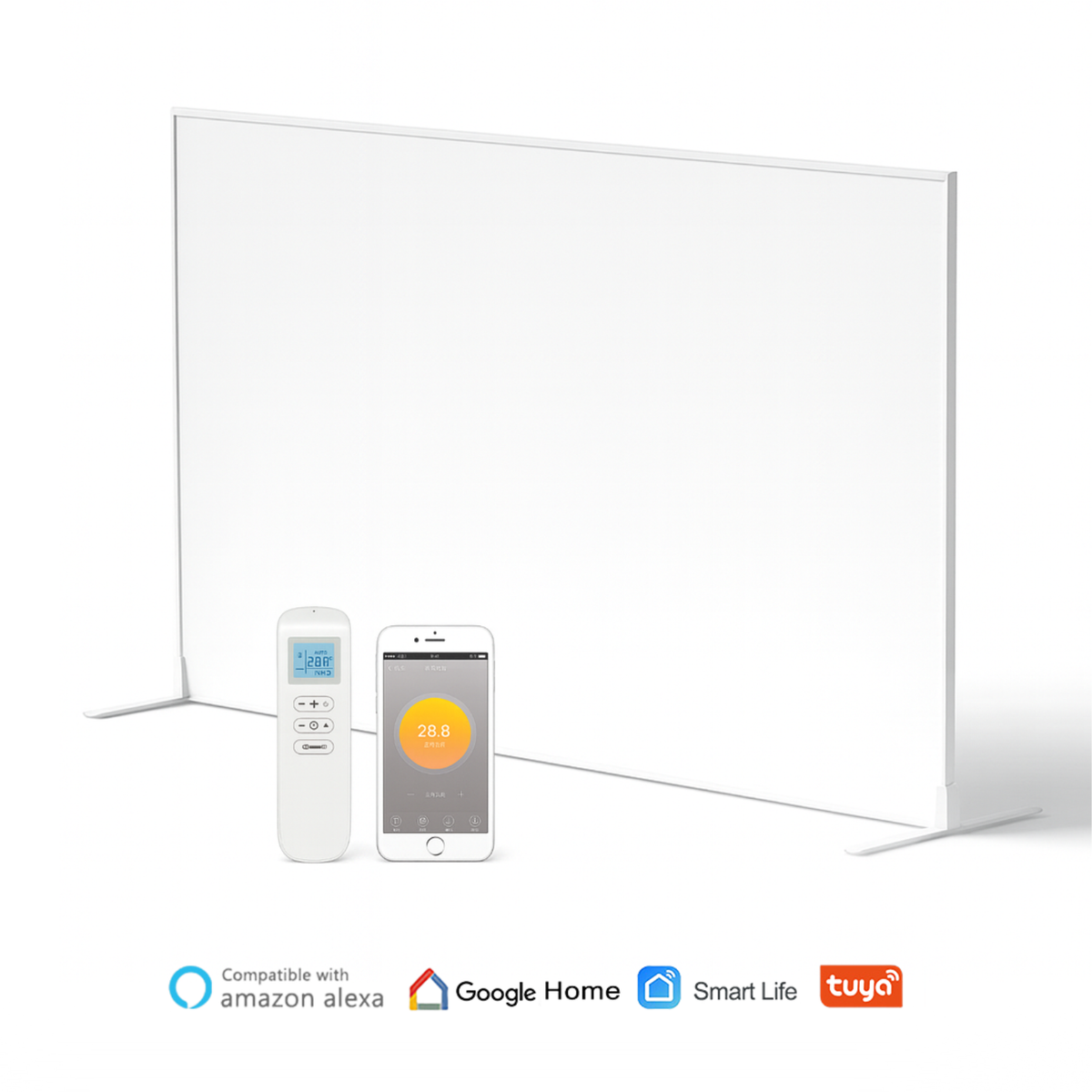 Panou radiant cu infrarosu INFRALITE cu termostat Wifi incorporat si t ...