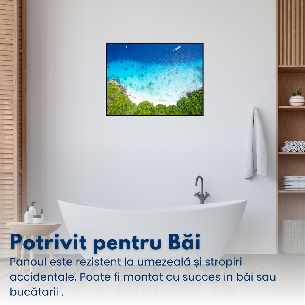 Panou radiant premium NovoSun ART - BEACH- incalzire-perfecta.ro