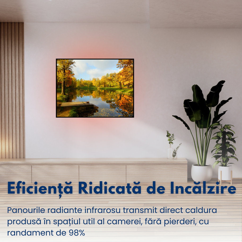 Panou radiant premium NovoSun ART - PARK LAKE- incalzire-perfecta.ro