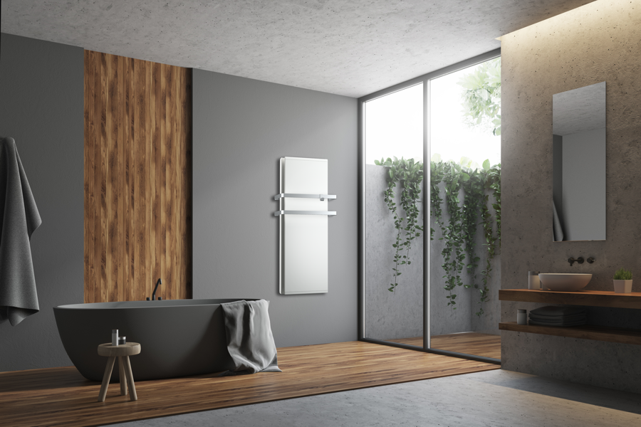 Panou radiant pentru baie  Radialight Dual Therm ICON Vertical - Alb