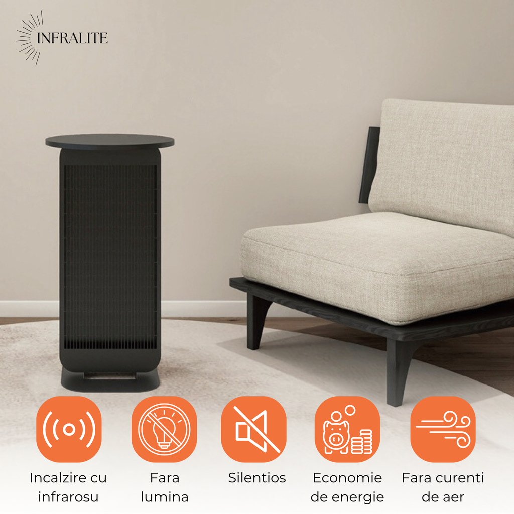Încălzitor de podea cu infraroșu INFRALITE cu tehnologie Graphene Carbon