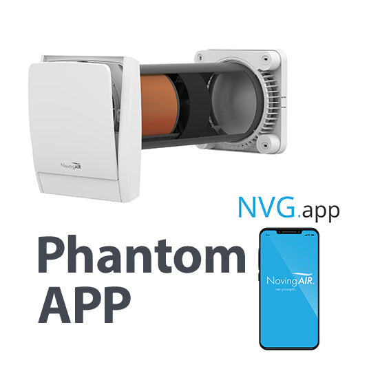 Recuperator de caldura NovingAIR Phantom EVO APP 160, SMART