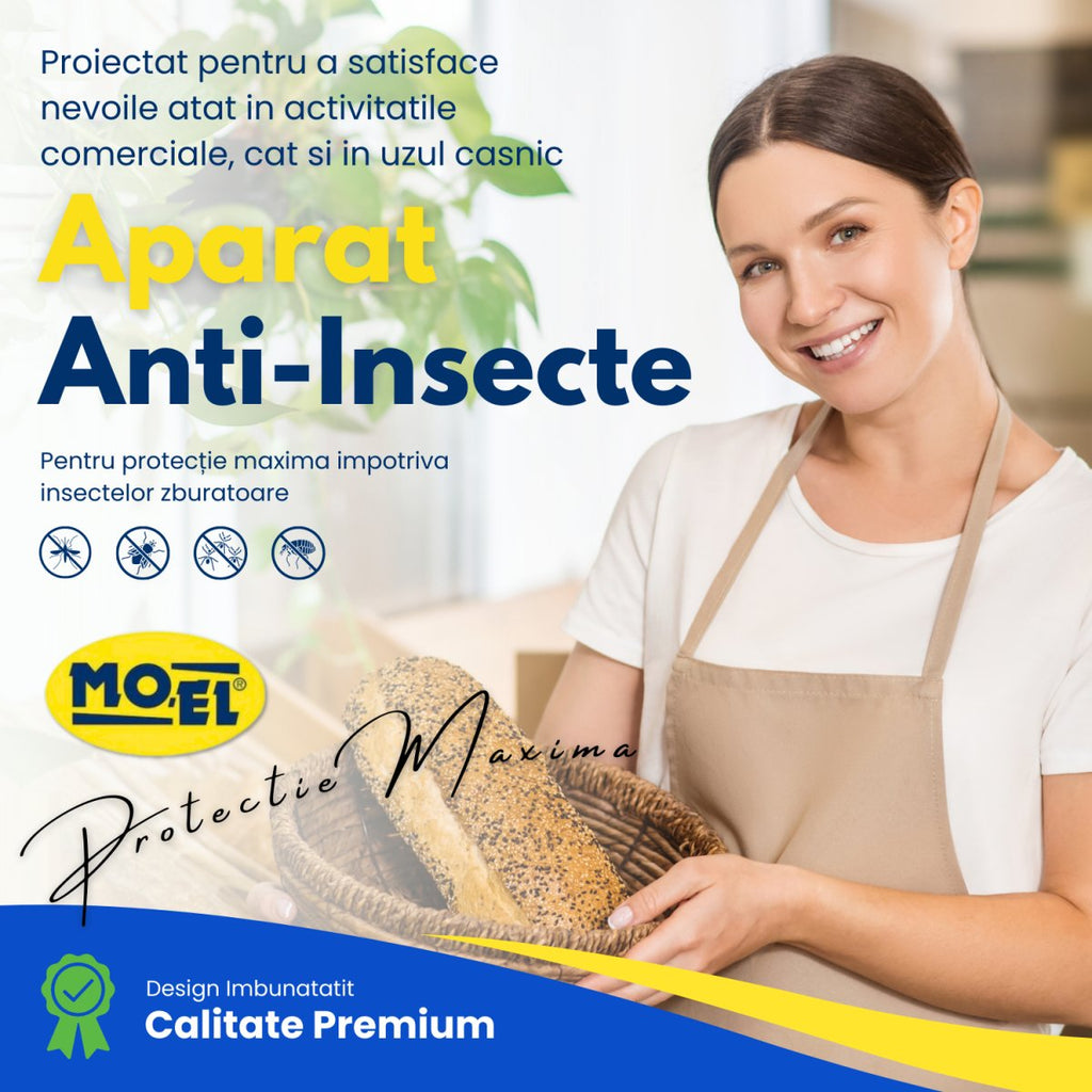 Aparat anti-insecte premium MO-EL INSECTIVORO 368G Proffesional - incalzire-perfecta.ro